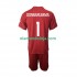 Camisola Itália Donnarumma 1 Guarda-redes Criança Equipamento Segundo 2022-2023 Manga Curta
